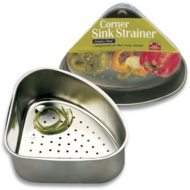 Corner Sink Strainer - Stainless