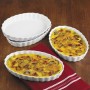 Set of 4 Oval Quiche Dishes