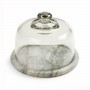 Marble Cheese Board With Glass Dome