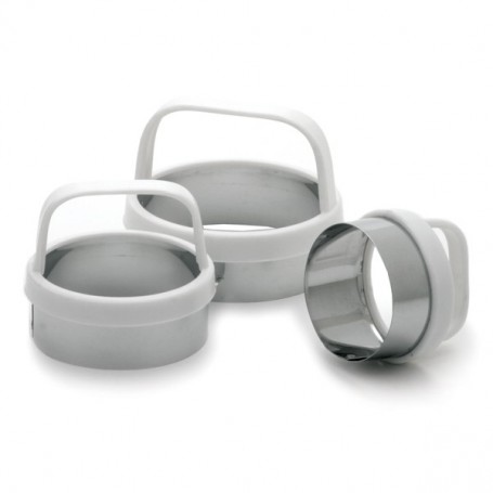 Set of 3 Round Biscuit/Cookie Cutters