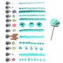 18 Piece Cake Decorating Set with Frosting Tips