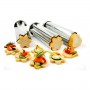 Set of 3 Bread Canape Tube Molds
