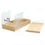 Acrylic & Wood Bread Slicer with Crumb Catcher