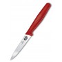 Victorinox - 3.25" Paring Knife, Straight Edge - Red Handle