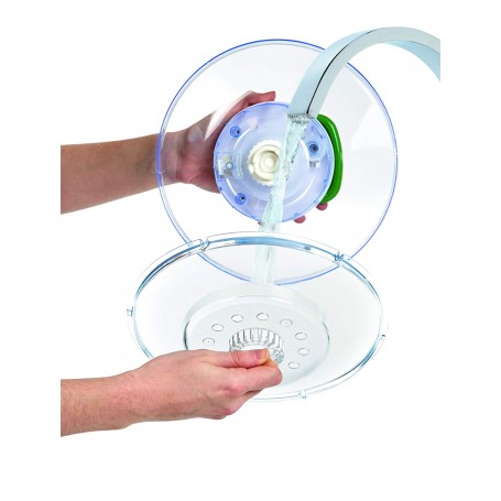 Dry Salad Spinner Large Green & White Zyliss Swift NEW IN BOX