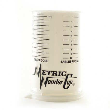 Vintage Milmour Products - Metric Wonder Cup - Measuring Cup Wet/Dry Measure  USA