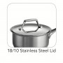 Tramontina - Prima Stainless Steel Covered Sauce Pan