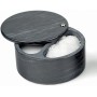 Swivel Top Salt Box – Black Marble