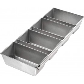 Gift of USA Pan - Set of 4 Nonstick Strapped Mini Loaf Pans