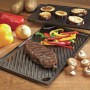 Lodge - 16 x 9.5 Inch Double Burner Reversible Griddle