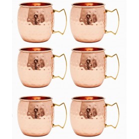 Gift of a Set of 6 Moscow Mule Mugs