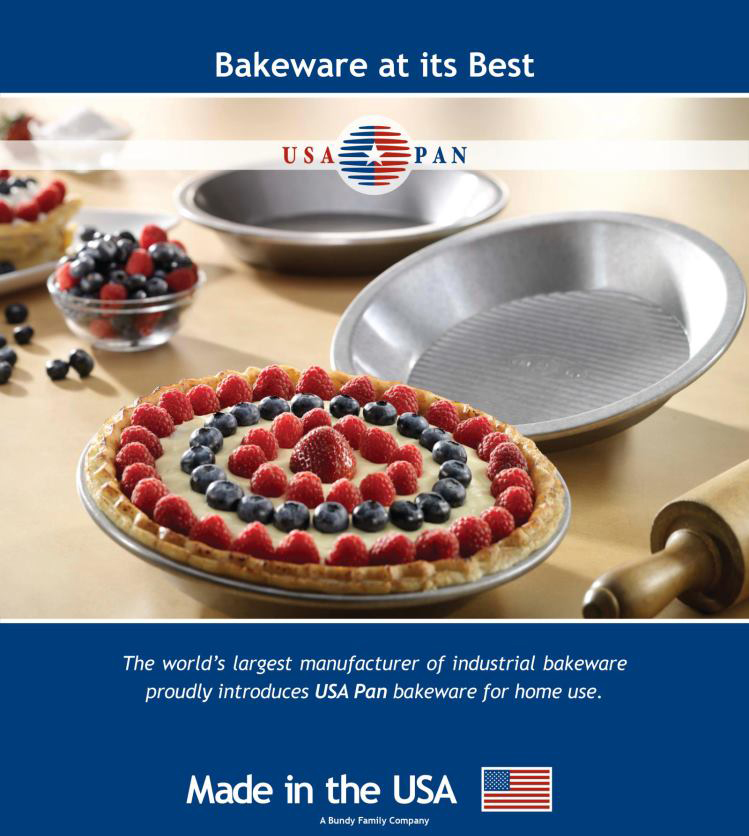  USA Pan Bakeware Aluminized Steel Biscotti Pan: Square
